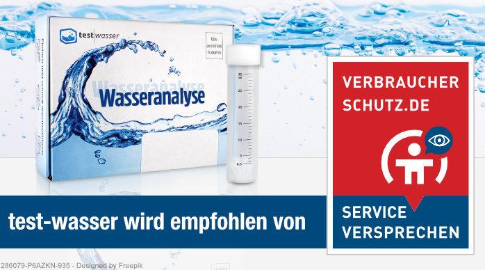 Test-Wasser: Empfohlen von verbraucherschutz.de