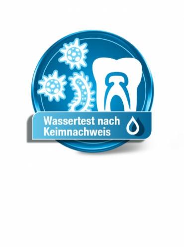 Wassertest nach Keimnachweis