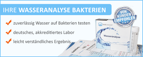 Banner Test Wasseranalyse Bakterien