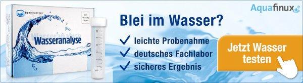 Befinden sich Bleirohre in Ihrem Haus? Machen Sie jetzt den Wassertest auf Blei.