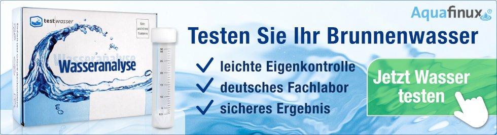 Unsere Brunnenwasser Tests zur praktischen Eigenkontrolle der Wasserqualität in Ihrem Brunnen.