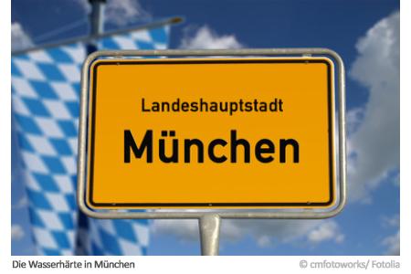 Landeshauptstadt München: Wie hart ist hier das Wasser?