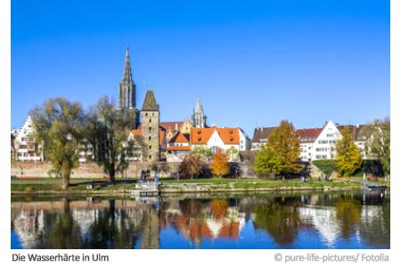 Wasserhärte in Ulm