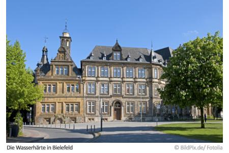 Die Wasserhärte in Bielefeld Die Wasserhärte in Bielefeld.