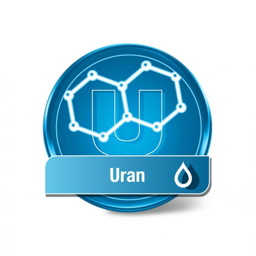 Wassertest Uran