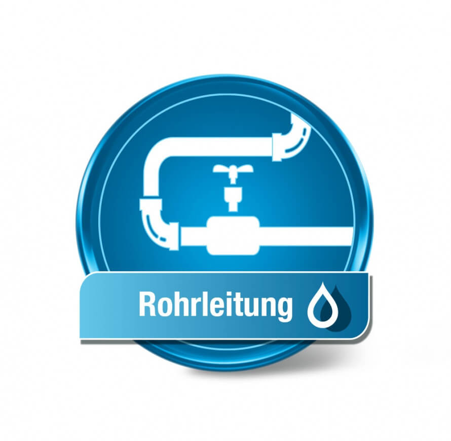 Wassertest Rohrleitung