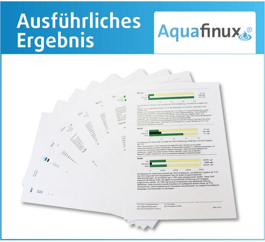 Aquafinux Ergebnis