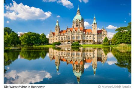 Die Wasserhärte in Hannover.