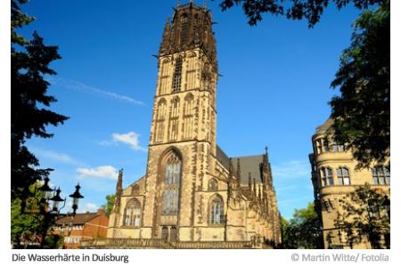 Die Wasserhärte in Duisburg.