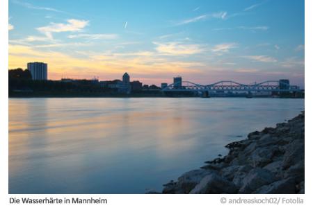 Wasserhärte in Mannheim