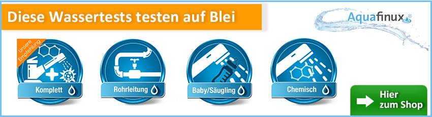 Wassertest Blei