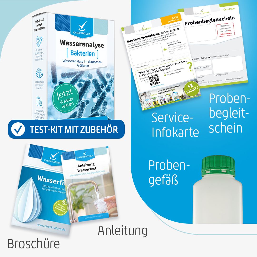 Inhalt Wassertest Bakterien