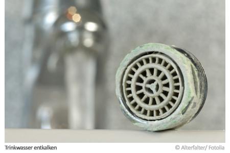 Trinkwasser entkalken - so geht's Trinkwasser entkalken - so geht's